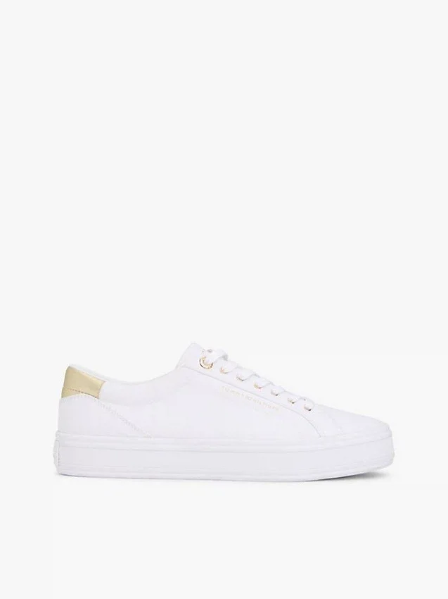 Metallic Accent Canvas Sneaker Metallic Accent Canvas Sneaker