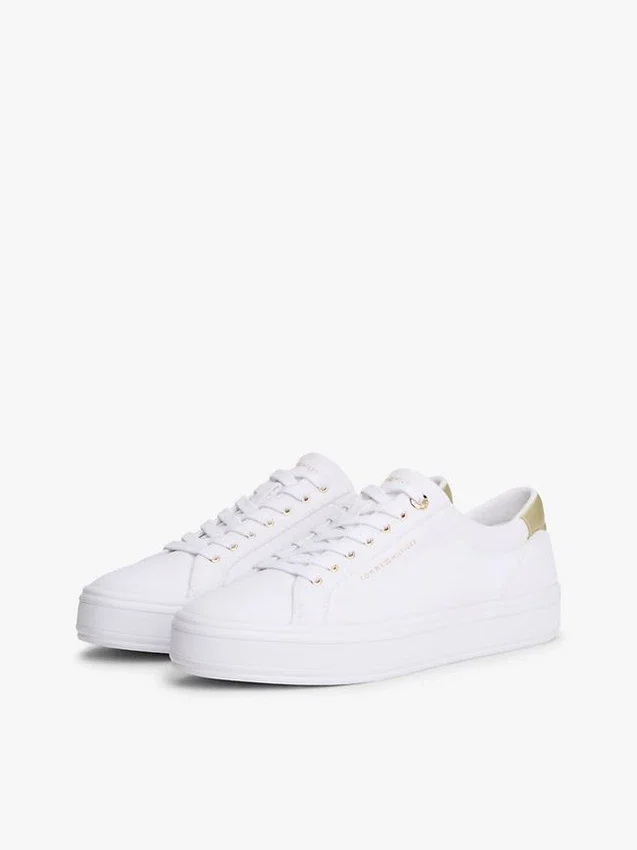 Metallic Accent Canvas Sneaker Metallic Accent Canvas Sneaker