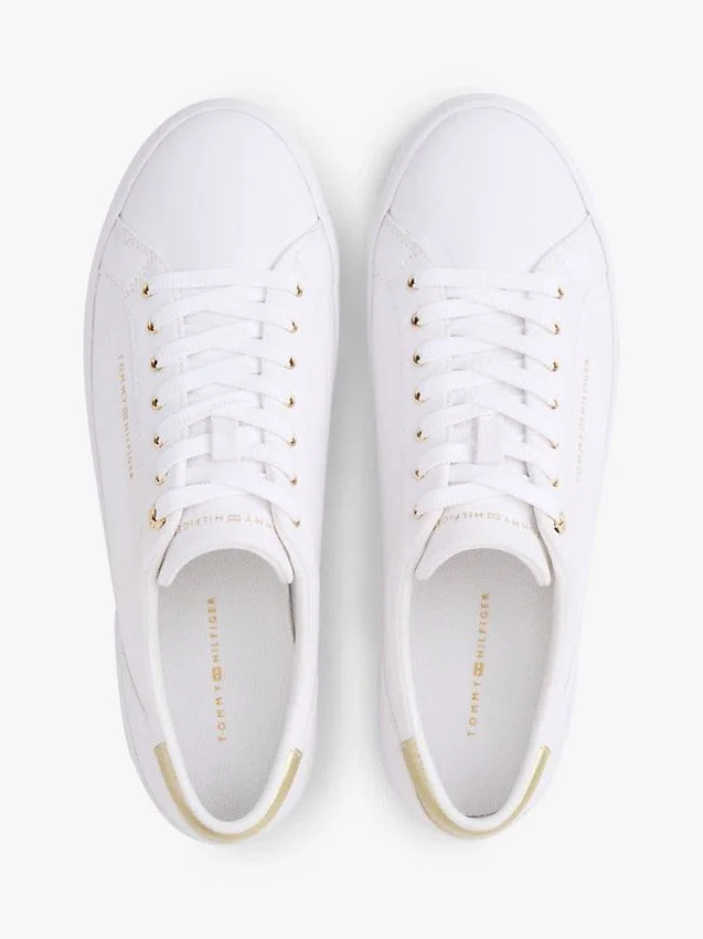 Metallic Accent Canvas Sneaker Metallic Accent Canvas Sneaker