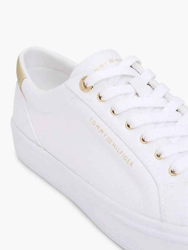 Metallic Accent Canvas Sneaker Metallic Accent Canvas Sneaker