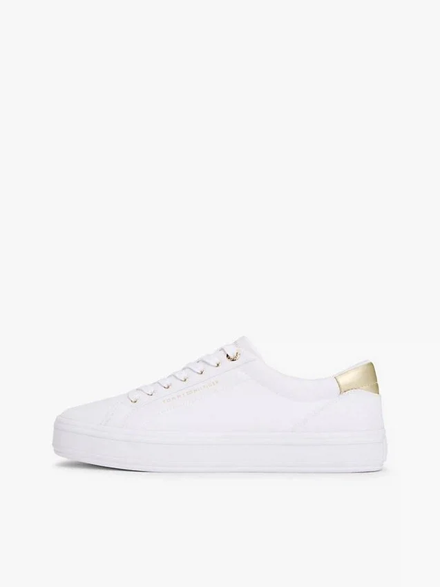 Metallic Accent Canvas Sneaker Metallic Accent Canvas Sneaker