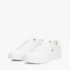 Metallic Accent Leather Court Sneaker Metallic Accent Leather Court Sneaker