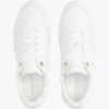 Metallic Accent Leather Court Sneaker Metallic Accent Leather Court Sneaker