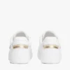 Metallic Accent Leather Court Sneaker Metallic Accent Leather Court Sneaker