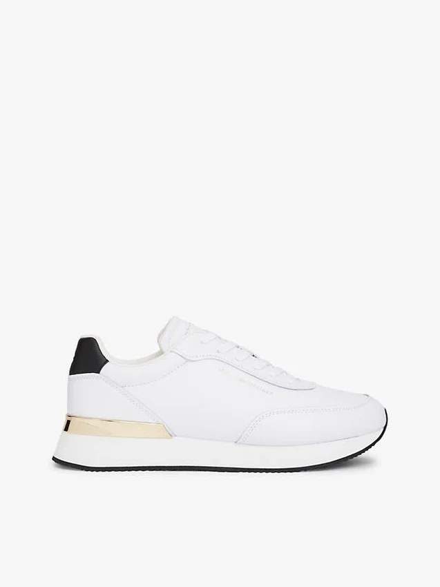Metallic Accent Leather Runner Sneaker Metallic Accent Leather Runner Sneaker
