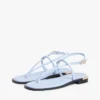 Metallic Accent Leather Sandal Metallic Accent Leather Sandal