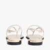 Metallic Accent Leather Sandal Metallic Accent Leather Sandal
