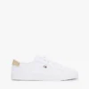 Metallic Heel Canvas Sneaker