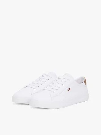 Metallic Heel Canvas Sneaker