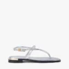 Metallic Leather Sandal