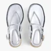 Metallic Leather Sandal