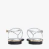 Metallic Leather Sandal