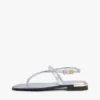 Metallic Leather Sandal
