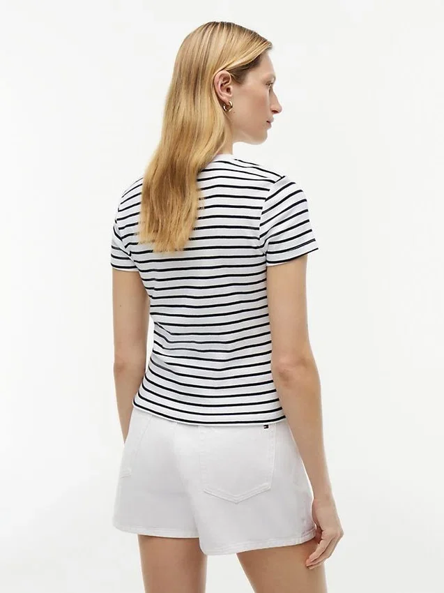 Mini Flag Logo Striped Favorite T-Shirt Mini Flag Logo Striped Favorite T-Shirt