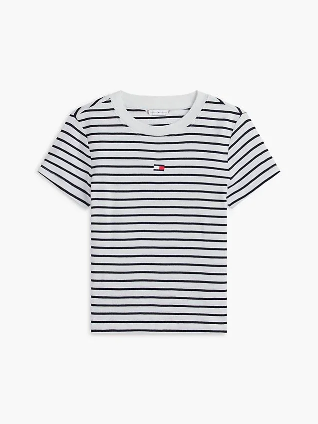 Mini Flag Logo Striped Favorite T-Shirt Mini Flag Logo Striped Favorite T-Shirt