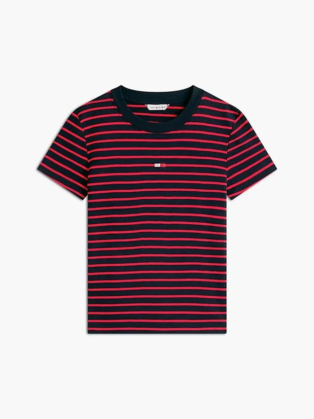 Mini Flag Logo Striped Favorite T-Shirt Mini Flag Logo Striped Favorite T-Shirt