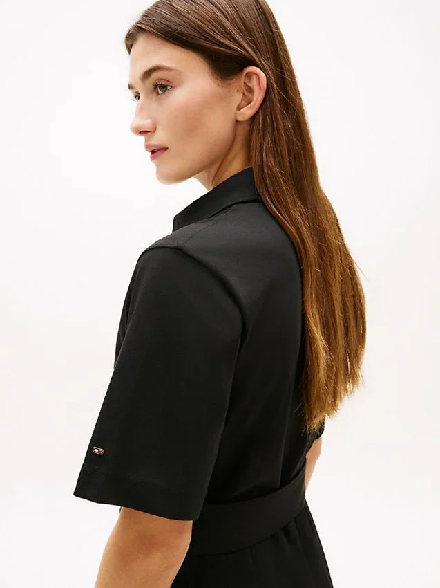 Mix Media Pleated Midi Dress Mix Media Pleated Midi Dress