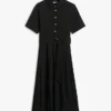 Mix Media Pleated Midi Dress Mix Media Pleated Midi Dress