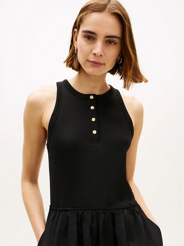 Mix Media Tank Dress Mix Media Tank Dress