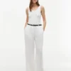 Mixed-Knit Tank Top
