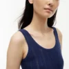 Mixed-Knit Tank Top