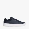 Mixed Media Leather Court Sneaker