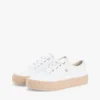 Mixed-Texture Canvas Platform Sneaker Mixed-Texture Canvas Platform Sneaker