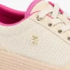 Mixed-Texture Canvas Platform Sneaker Mixed-Texture Canvas Platform Sneaker