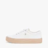 Mixed-Texture Canvas Platform Sneaker Mixed-Texture Canvas Platform Sneaker