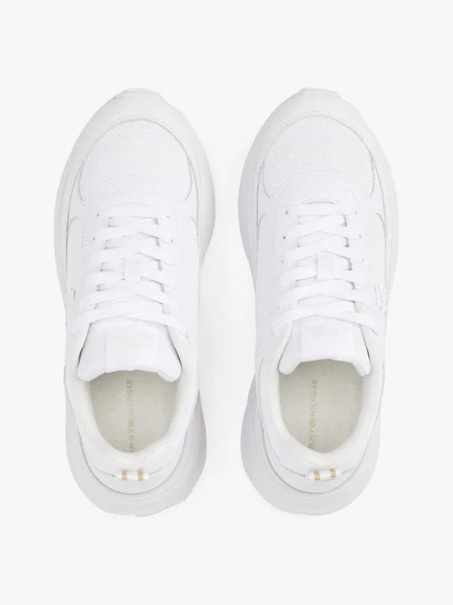 Mixed-Texture Chunky Leather Sneaker Mixed-Texture Chunky Leather Sneaker