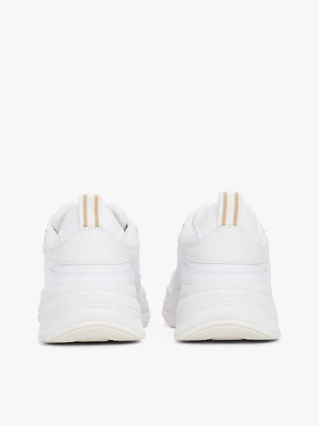 Mixed-Texture Chunky Leather Sneaker Mixed-Texture Chunky Leather Sneaker