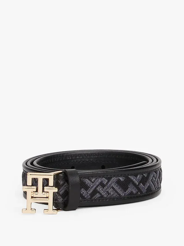 Monogram-Buckle Jacquard Belt Monogram-Buckle Jacquard Belt