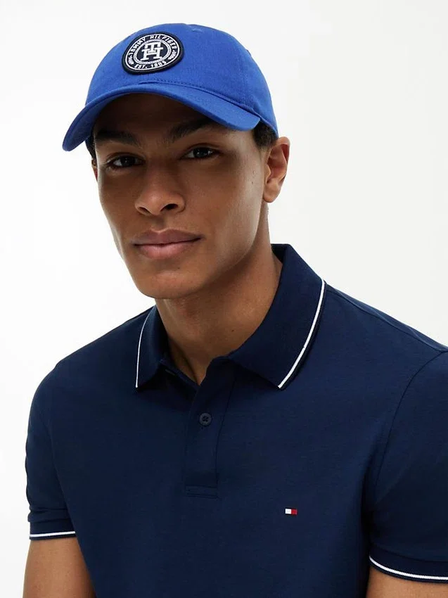 Monogram Circle Patch Baseball Cap Monogram Circle Patch Baseball Cap