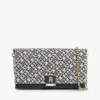 Monogram Clasp Jacquard Chain Crossbody