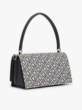 Monogram Clasp Jacquard Crossbody Bag Monogram Clasp Jacquard Crossbody Bag