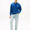 Monogram Crest Rugby Polo Sweatshirt
