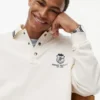 Monogram Crest Rugby Polo Sweatshirt