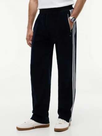 Monogram Crest Velour Track Pant