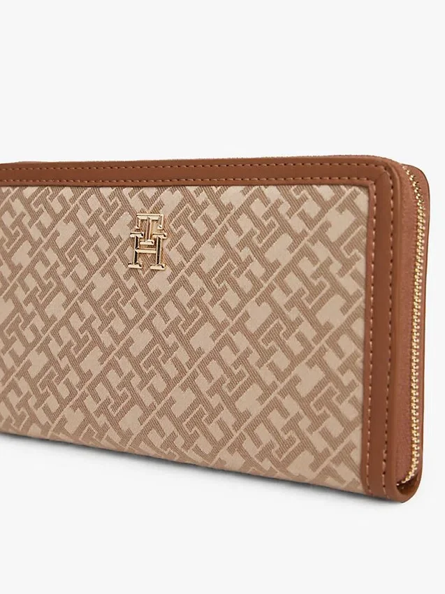 Monogram Jacquard Zip Wallet Monogram Jacquard Zip Wallet