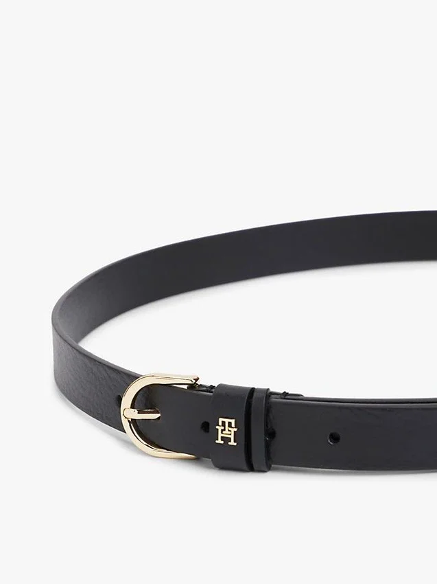 Monogram Slim Leather Belt Monogram Slim Leather Belt