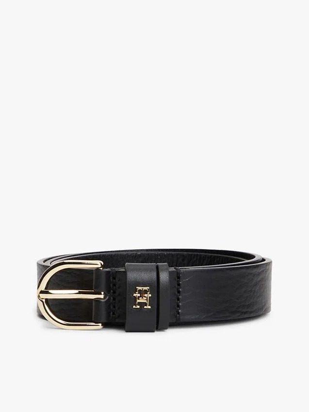 Monogram Slim Leather Belt Monogram Slim Leather Belt