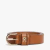 Monogram Slim Leather Belt Monogram Slim Leather Belt