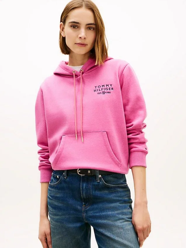 Monotype Logo Heathered Hoodie Monotype Logo Heathered Hoodie