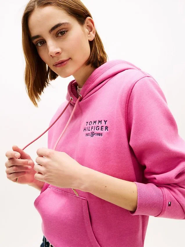 Monotype Logo Heathered Hoodie Monotype Logo Heathered Hoodie