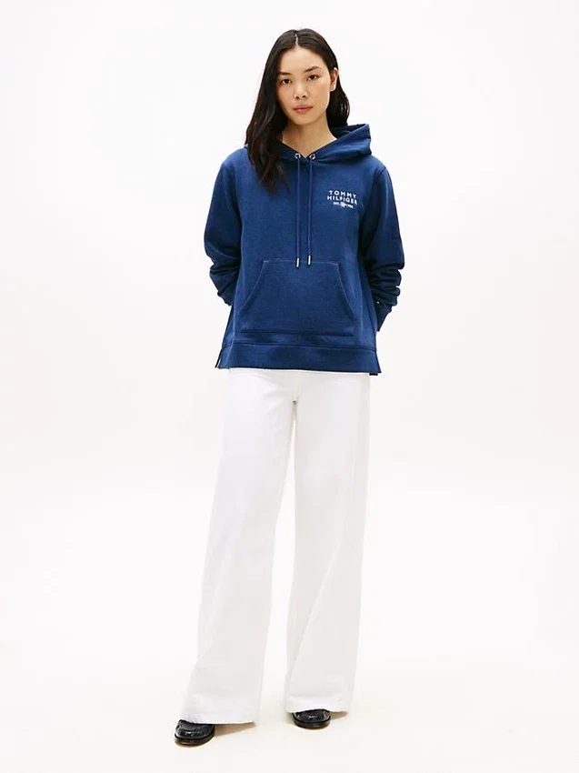 Monotype Logo Heathered Hoodie Monotype Logo Heathered Hoodie