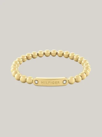 Monotype Metal Bead Bracelet