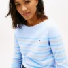 Multi-Stripe Boatneck Sweater