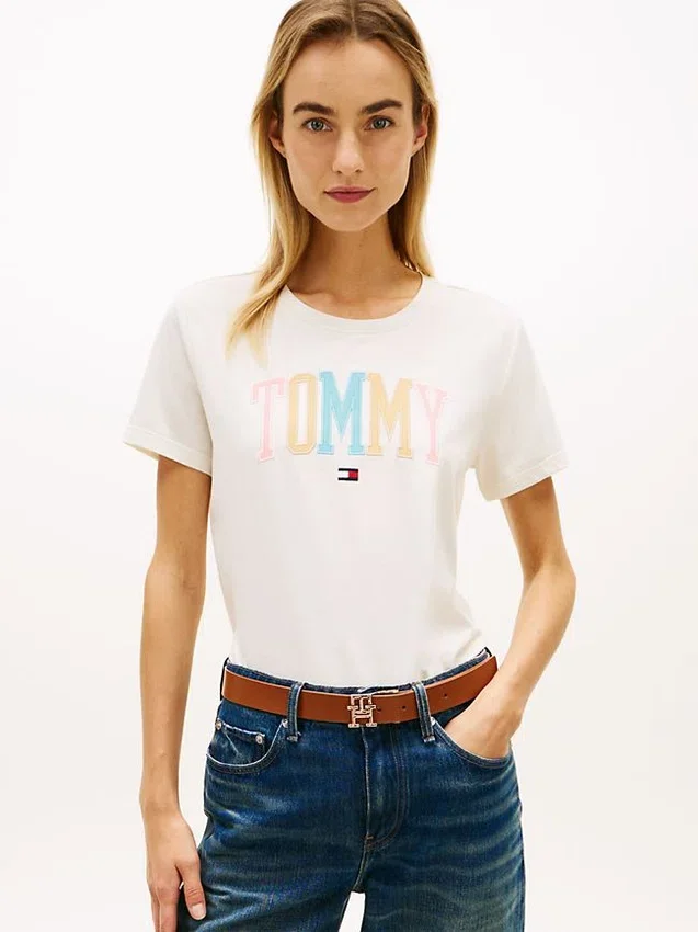Multicolor Varsity Tommy Logo T-Shirt Multicolor Varsity Tommy Logo T-Shirt