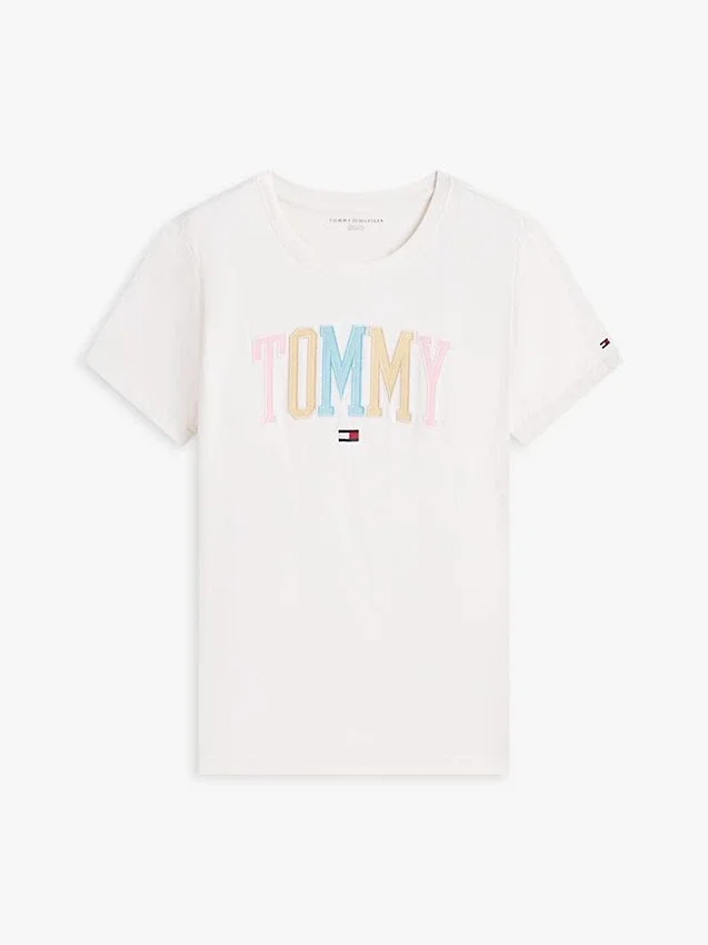 Multicolor Varsity Tommy Logo T-Shirt Multicolor Varsity Tommy Logo T-Shirt