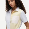 Multistripe Oxford Shirtdress